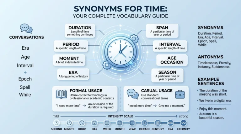 synonyms for time