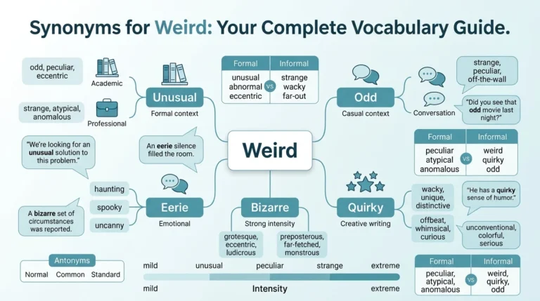 synonyms for weird