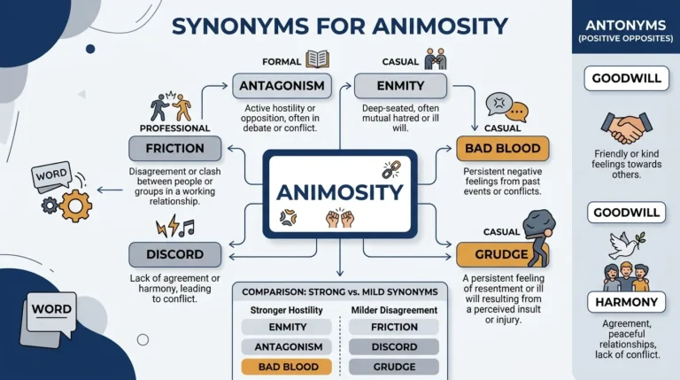synonyms of animosity