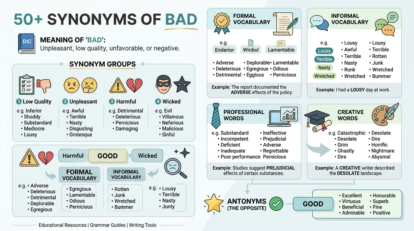 synonyms of bad