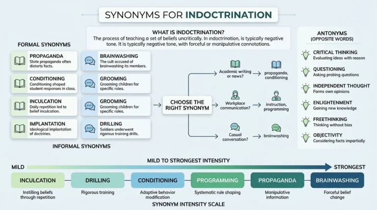 synonyms of indoctrination