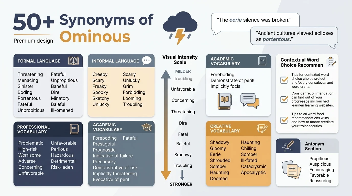 synonyms of ominous