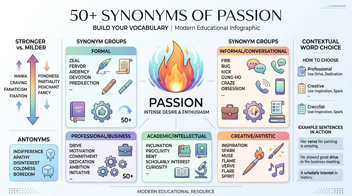 synonyms of passion