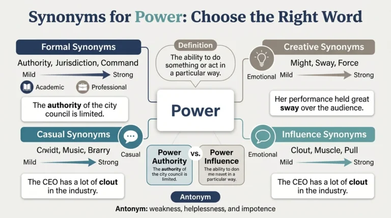 synonyms of power