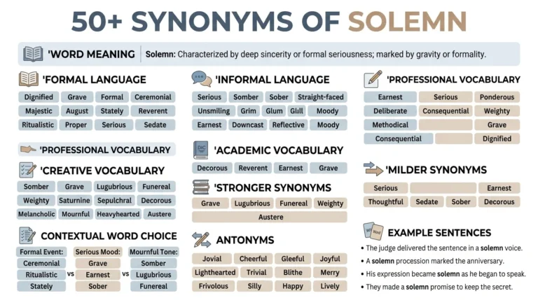 synonyms of solemn