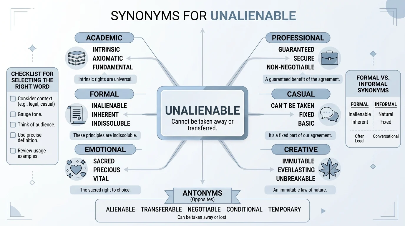 synonyms of unalienable