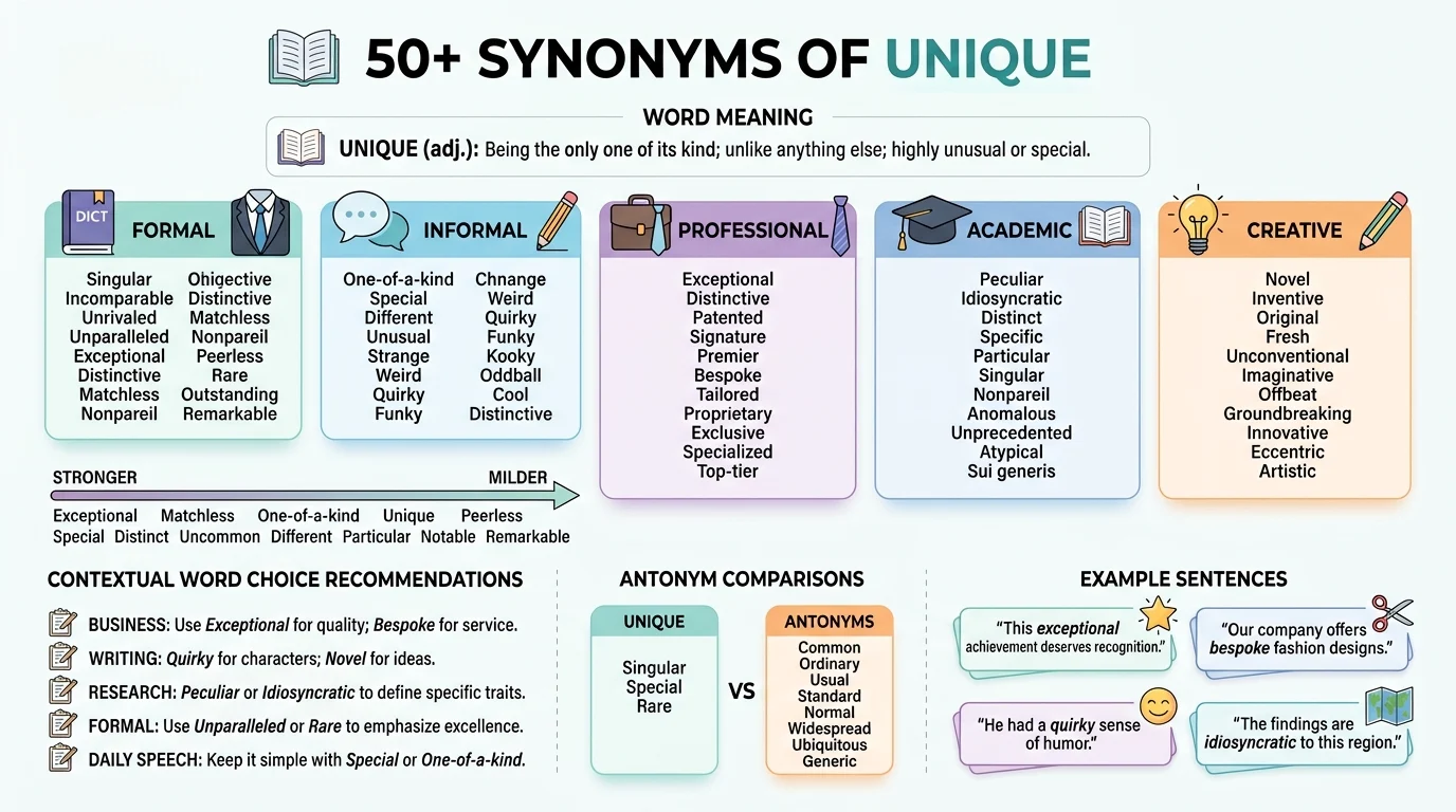 synonyms of unique
