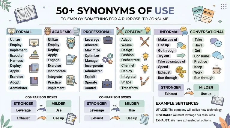 synonym of use