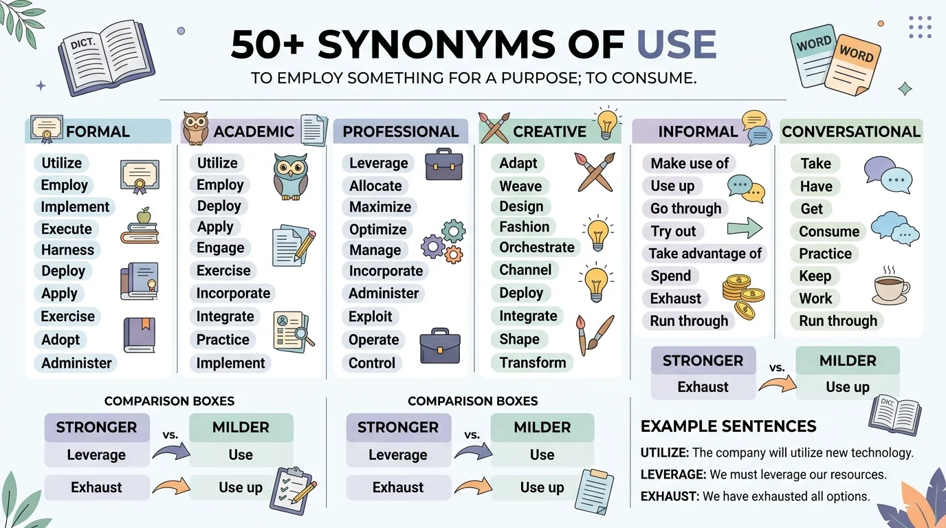 synonym of use