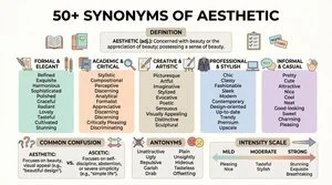 synonyms of aesthetic
