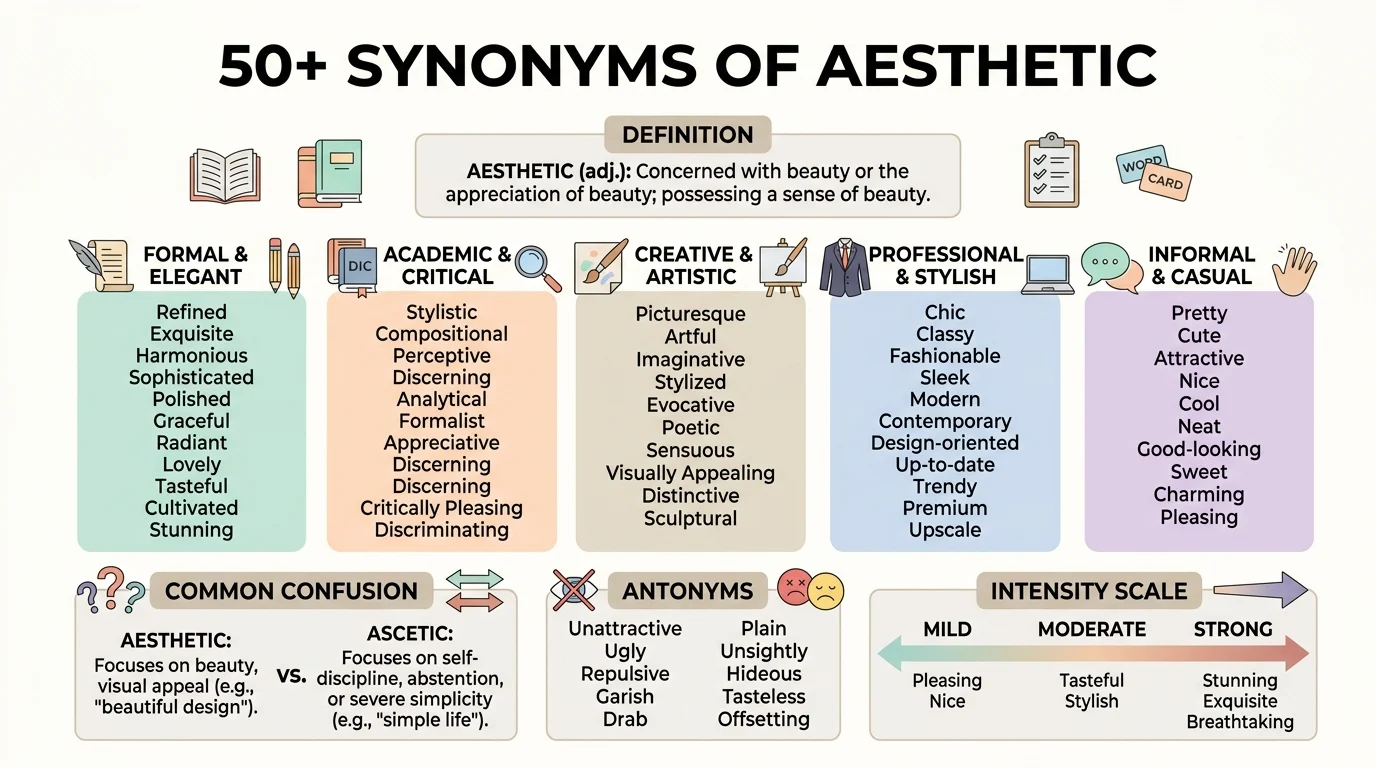 synonyms of aesthetic