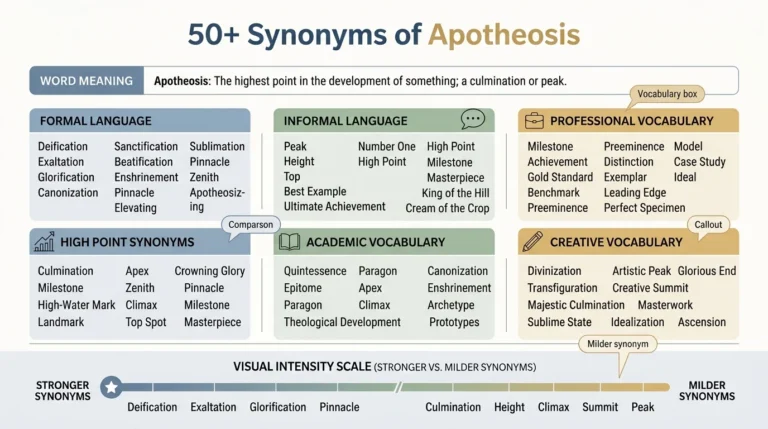 synonyms of apotheosis
