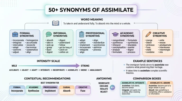 synonyms of assimilate