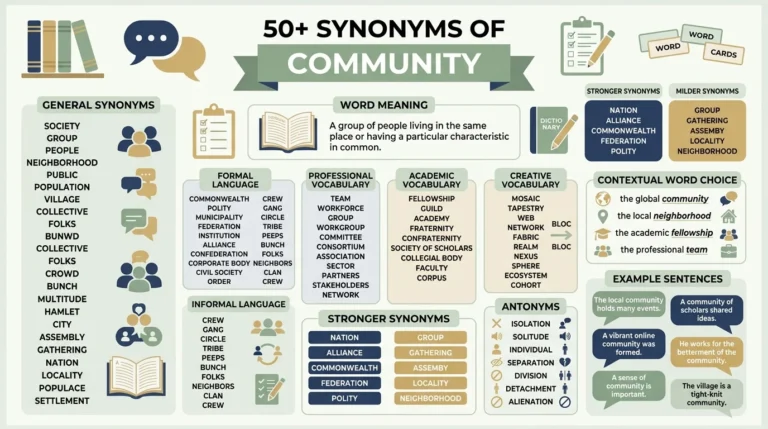 synonyms of community