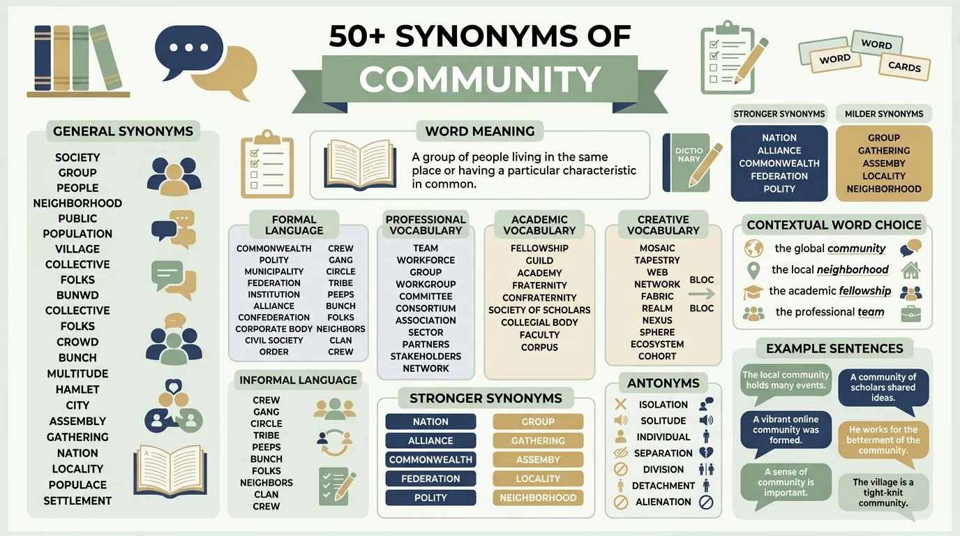 synonyms of community