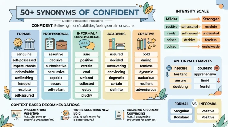 synonyms of confident