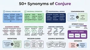 synonyms of conjure