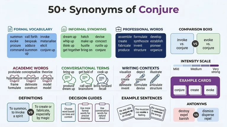 synonyms of conjure