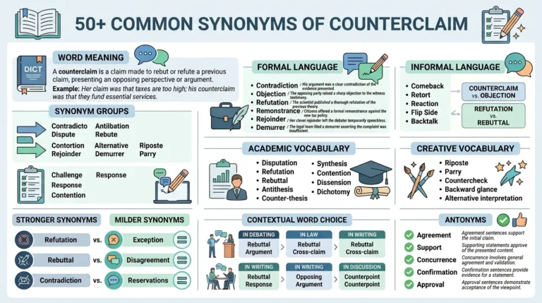 synonyms of counterclaim