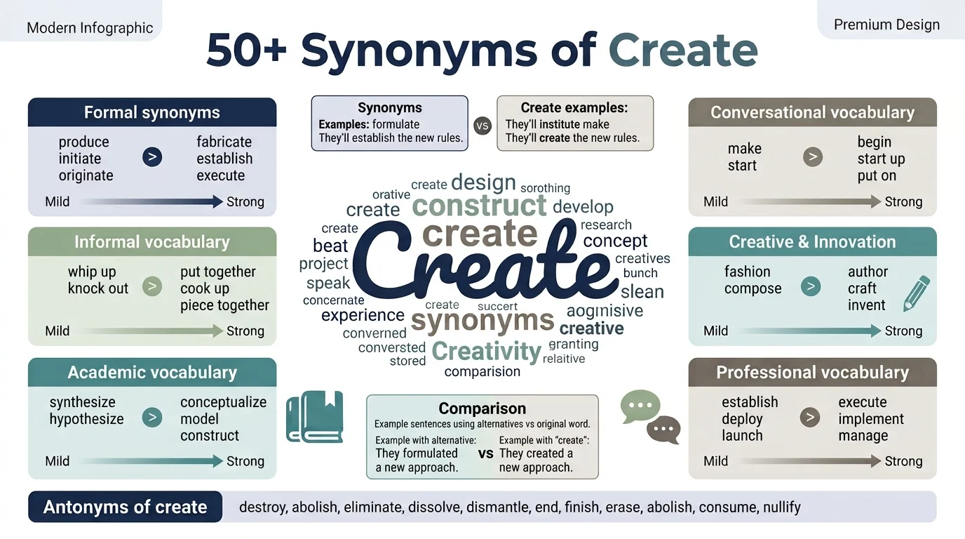 synonyms of create