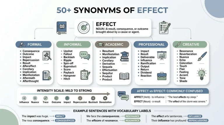 synonyms of effect