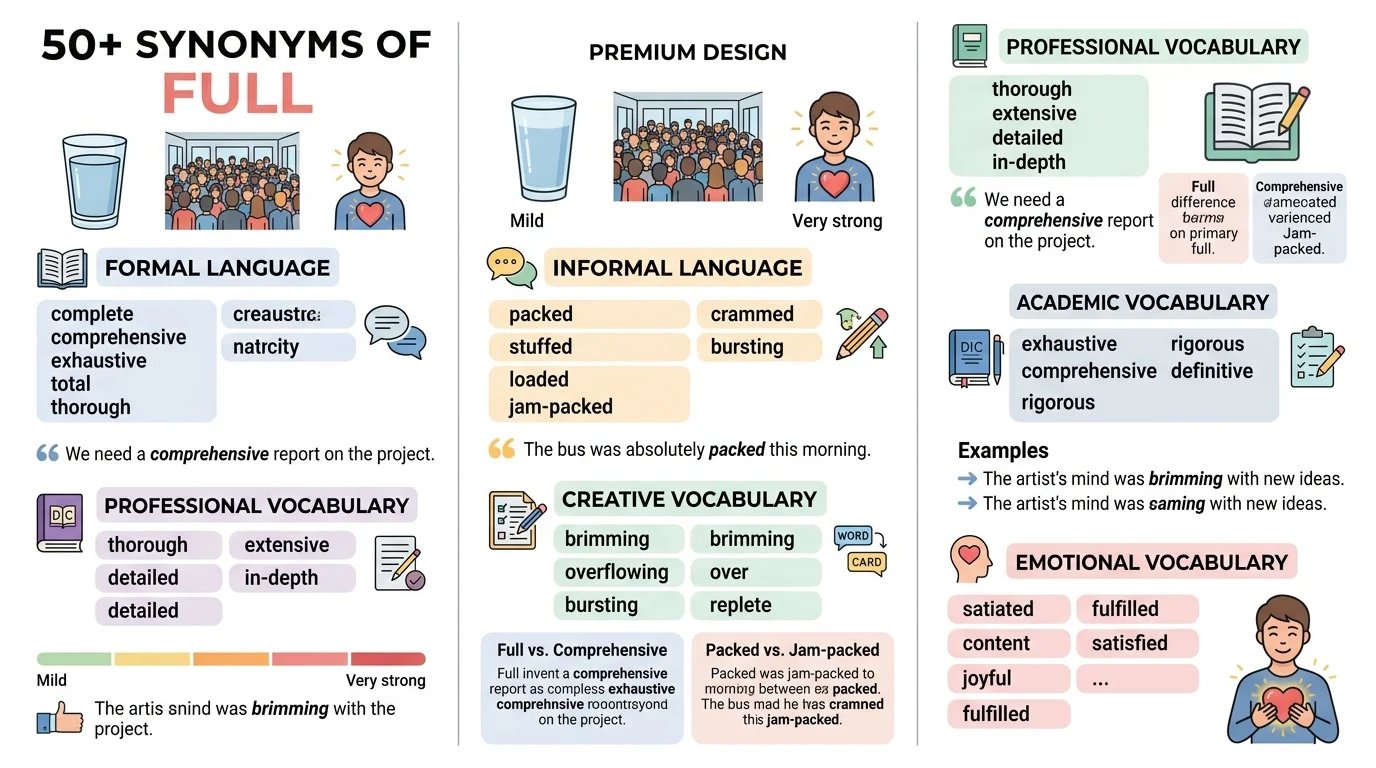 synonyms of full