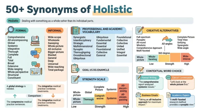 synonyms of holistic