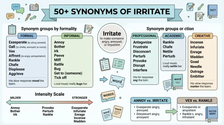 synonyms of irritate