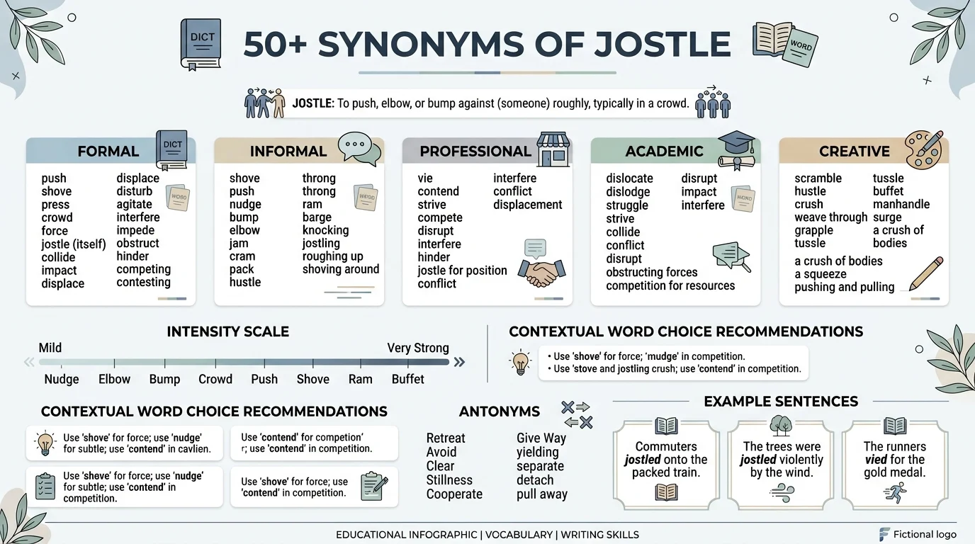 synonyms of jostle