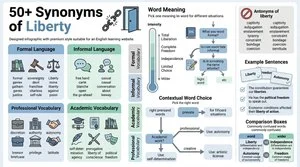 synonyms of liberty