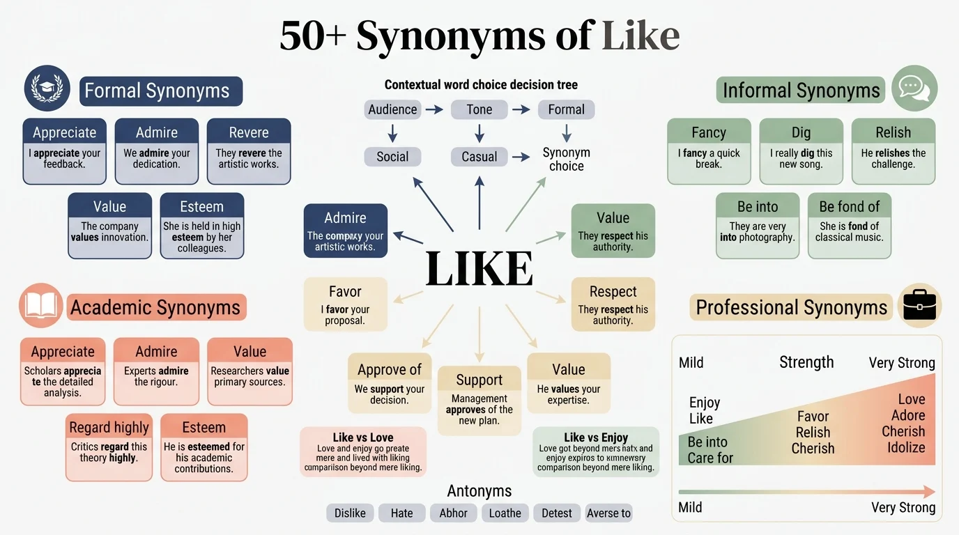 synonyms of like