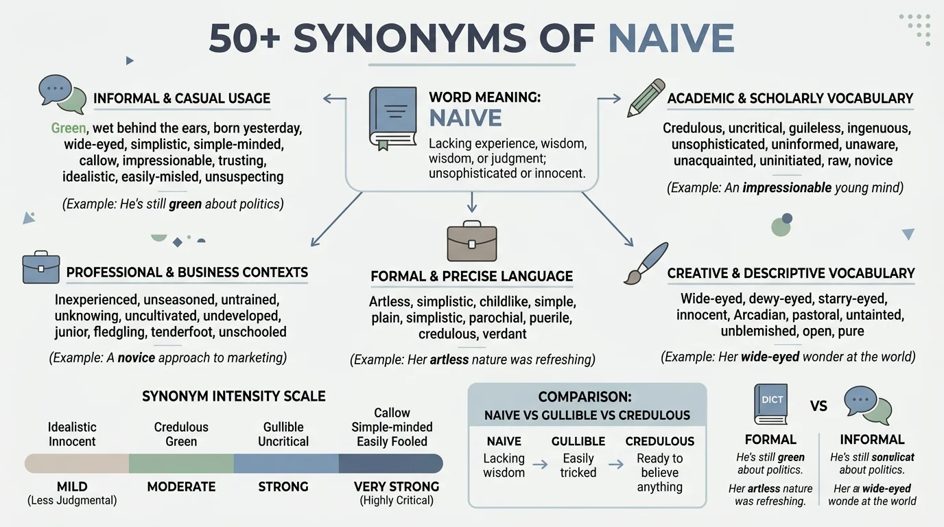 synonyms of naive