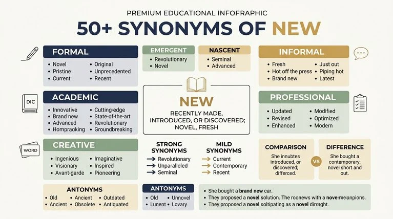 synonyms of new