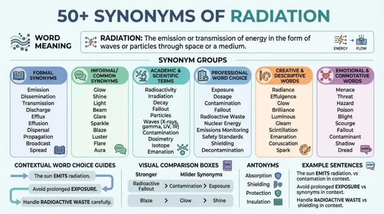 synonyms of radiation