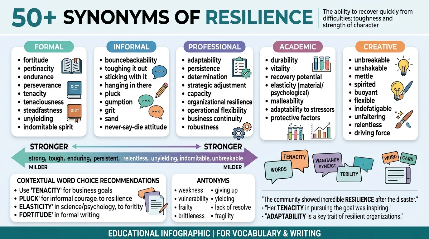 synonyms of resilience