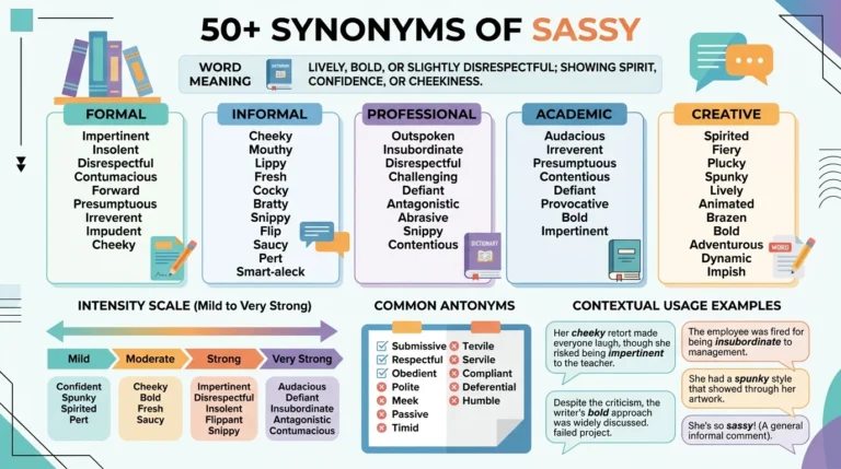 synonyms of sassy
