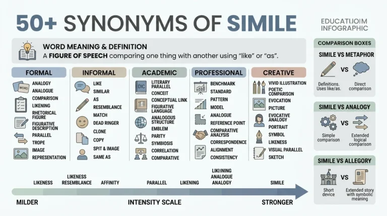 synonyms of simile