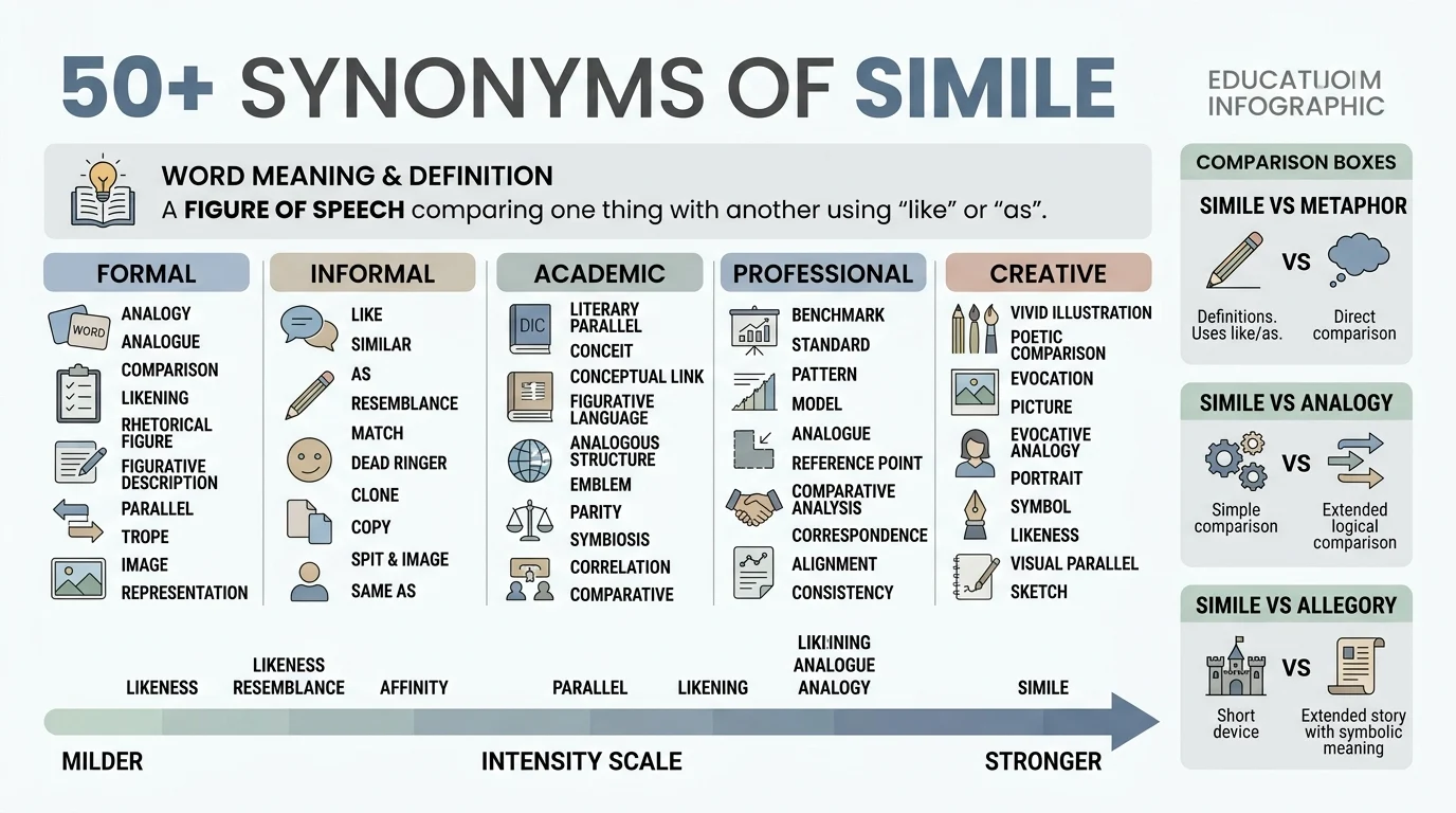 synonyms of simile
