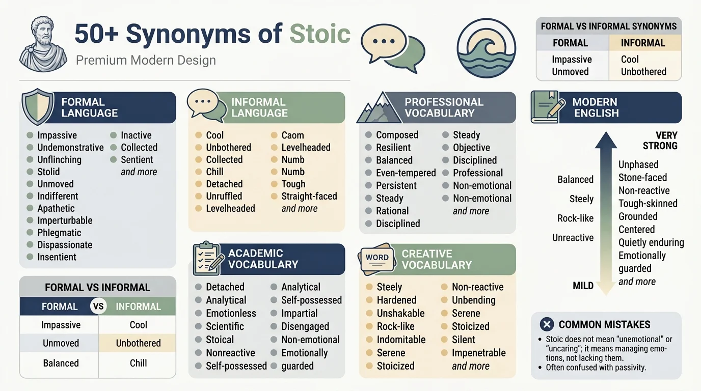 synonyms of stoic