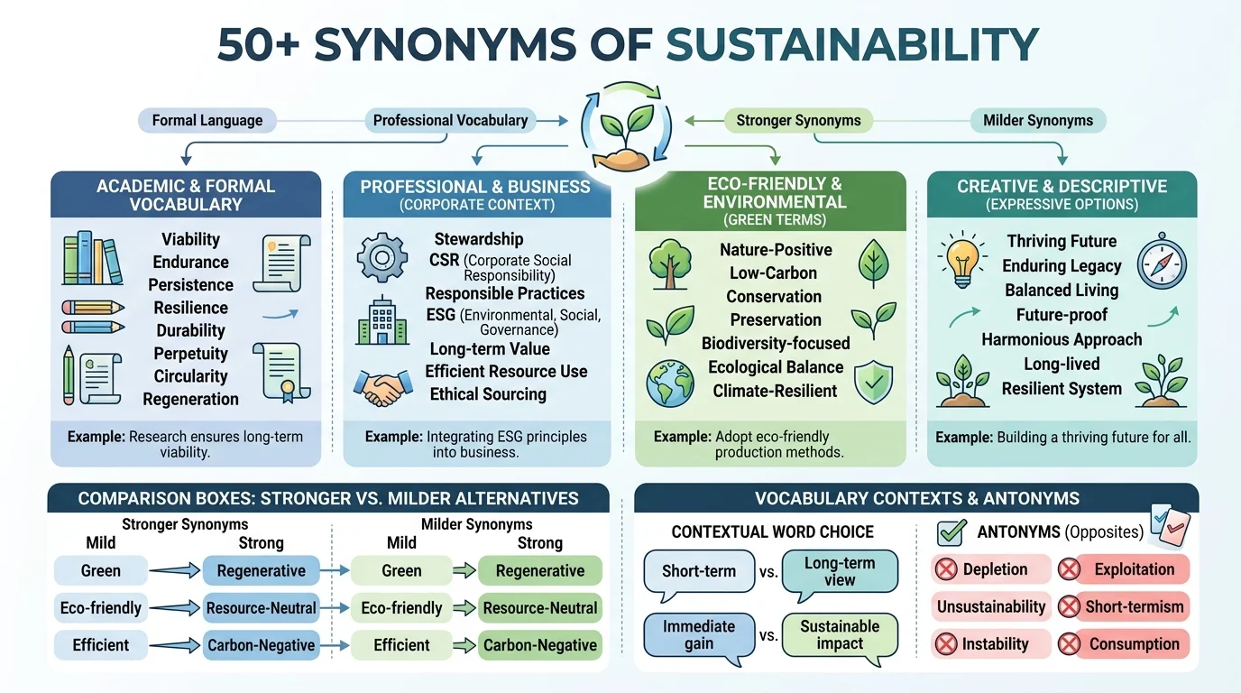 synonyms of sustainability
