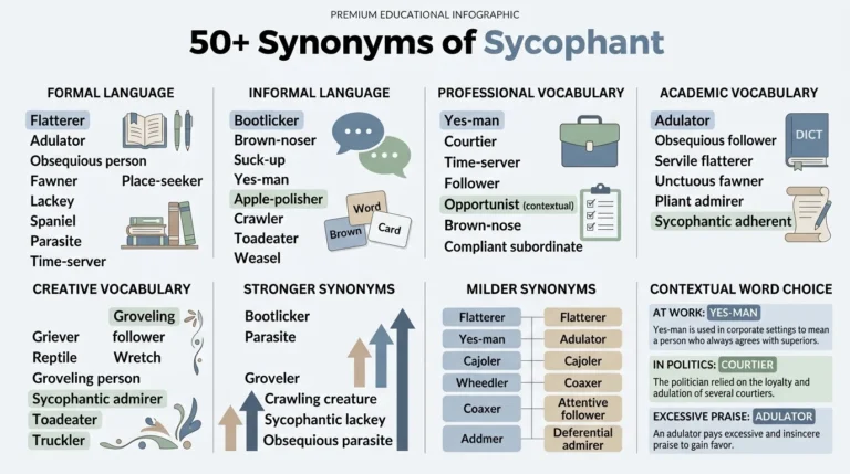 synonyms of sycophant