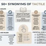 synonyms of tactile