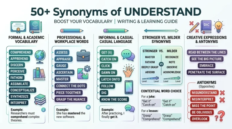 synonyms of understand