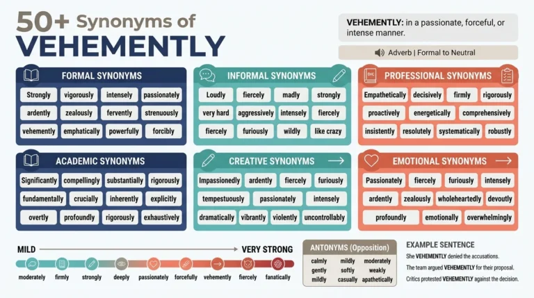 synonyms of vehemently