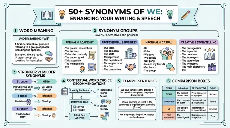 synonyms of we
