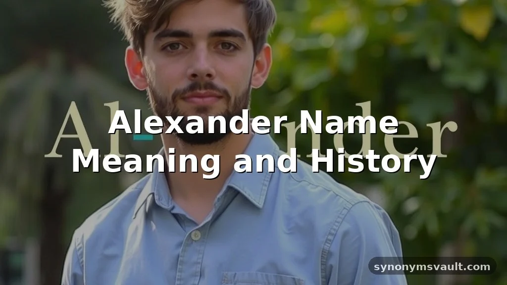 alexander name meaning