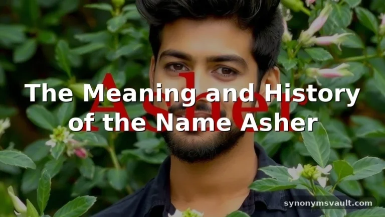 asher name meaning