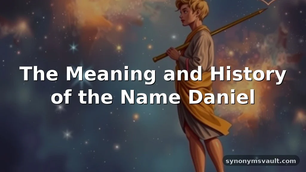 daniel name meaning