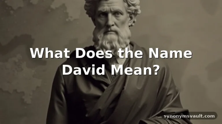 david name meaning