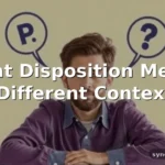 disposition meaning